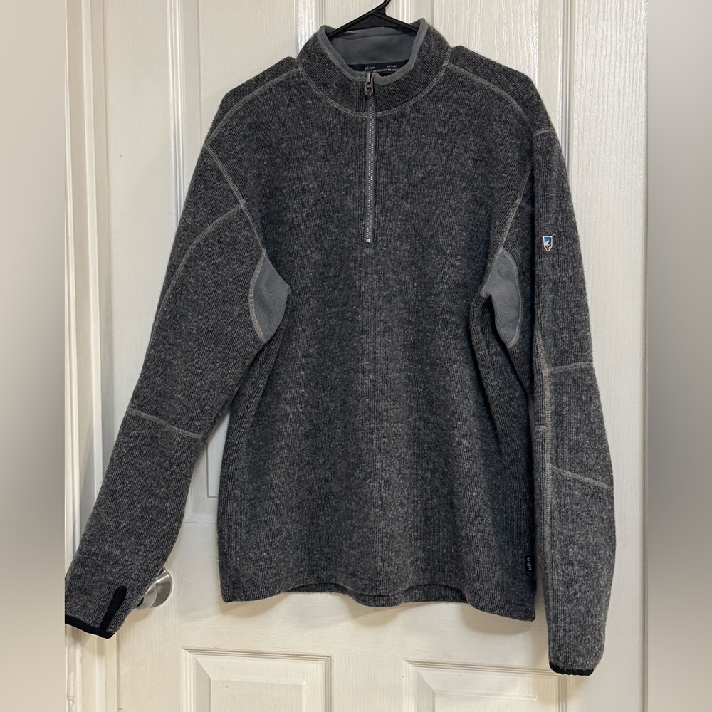KÜHL Thor™ 1/4 Zip Fleece Pullover Graphite Gray Men’s XL - Picture 3 of 12